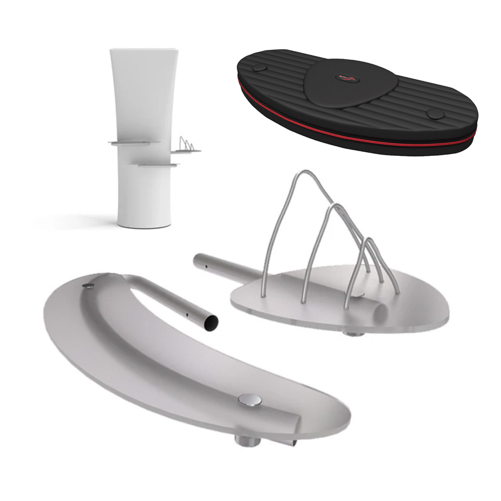 Tablette et porte-brochure pour Kalypso